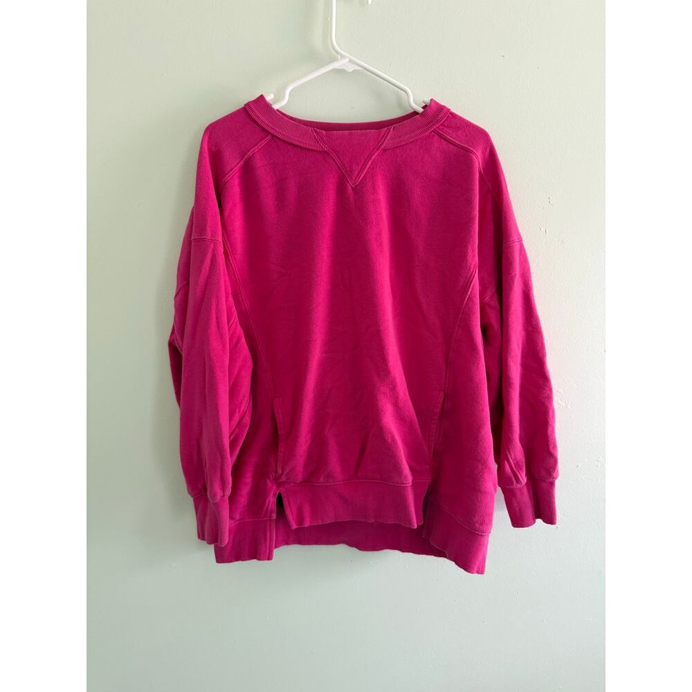 Free People Movement | Intercept Pullover Top in Living Magenta Casual Lounge - Picture 3 of 12